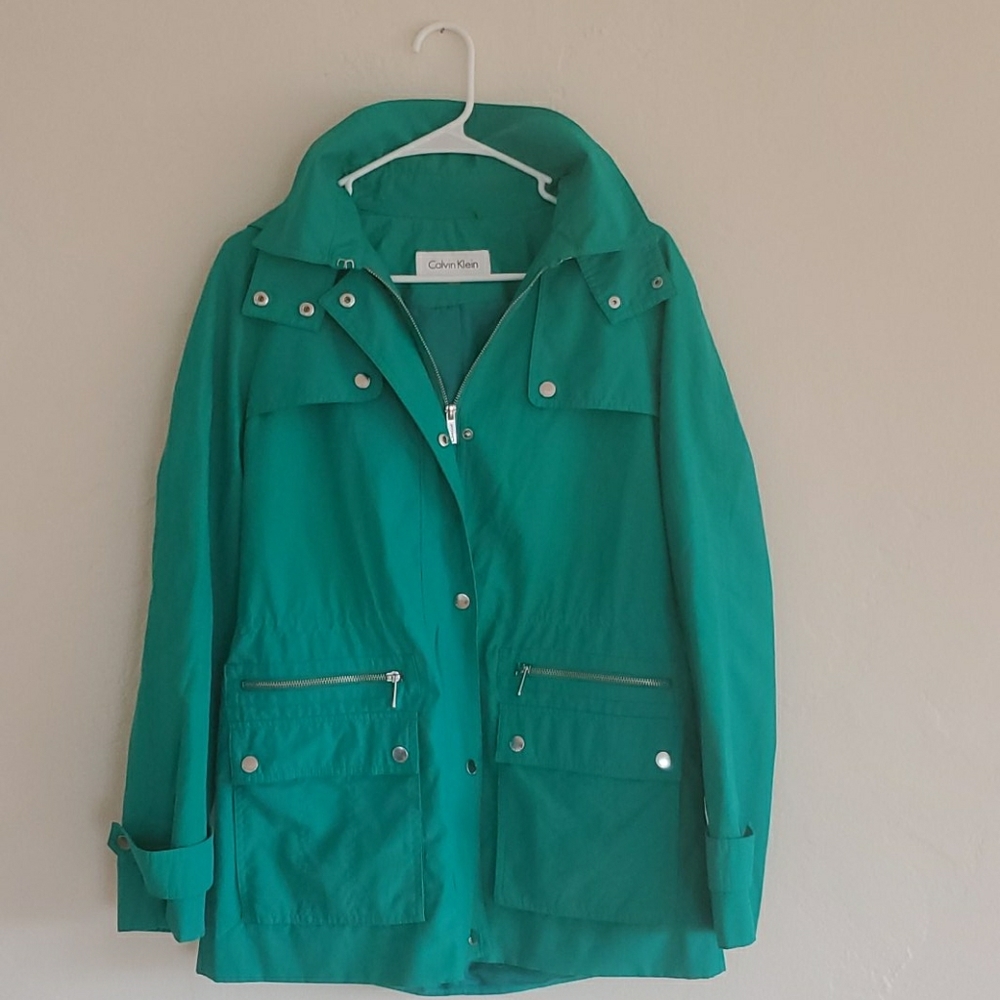 Calvin Klein green jacket
